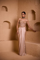 MIRAGE – Almond Gold Corset Wrap Set